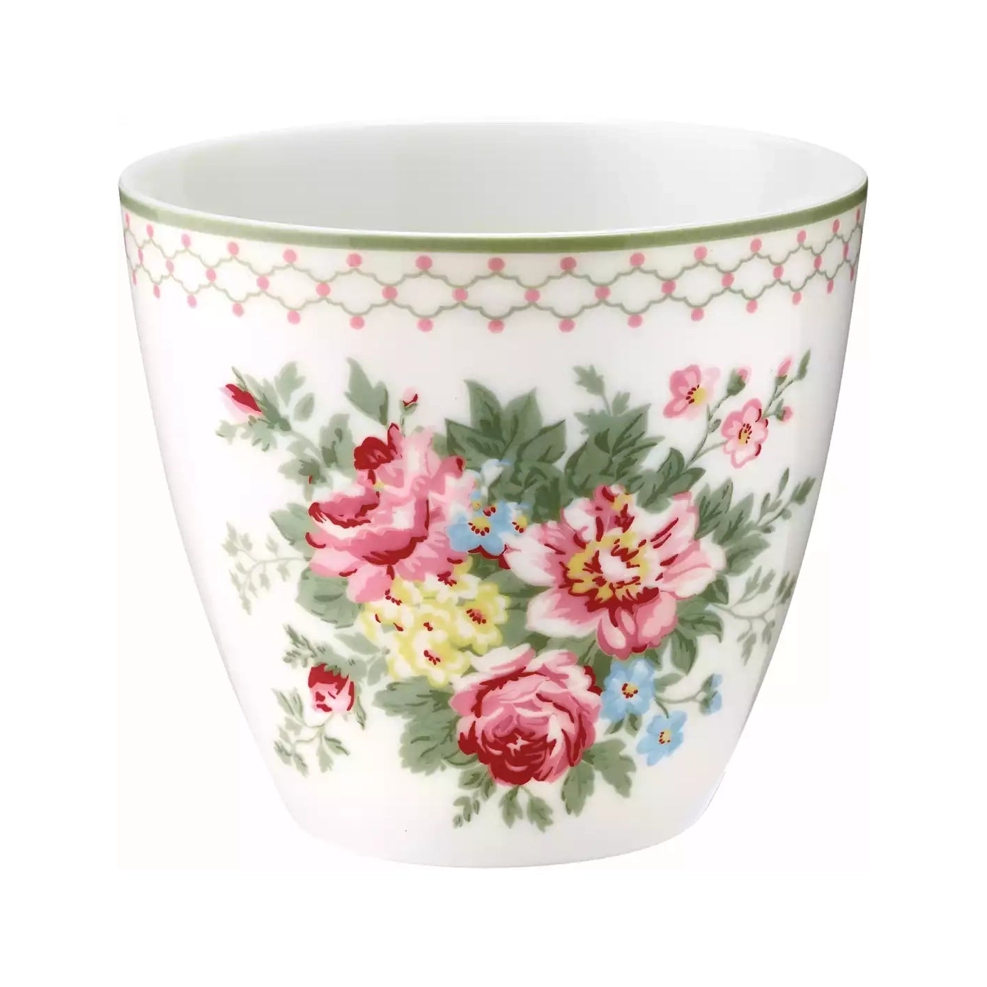 GreenGate Latte Cup Aurelia White