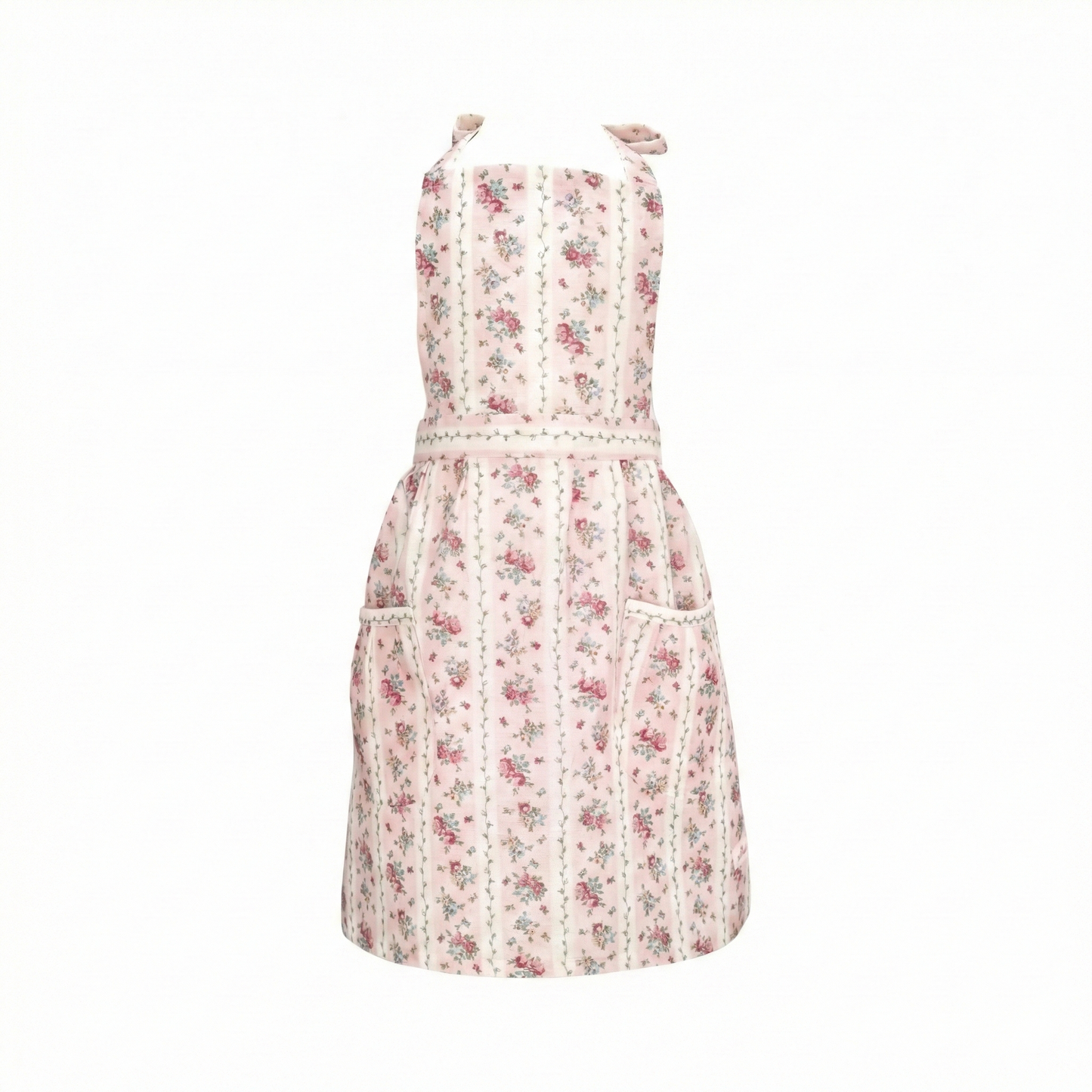 GreenGate Child Apron Ava White