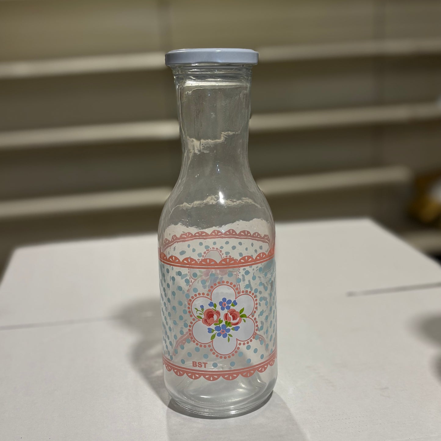 Water Floral Bottle (pink)