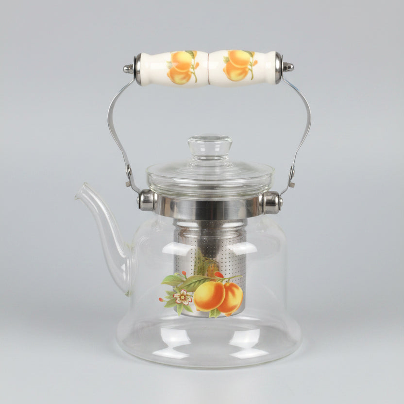 tea pot fruits