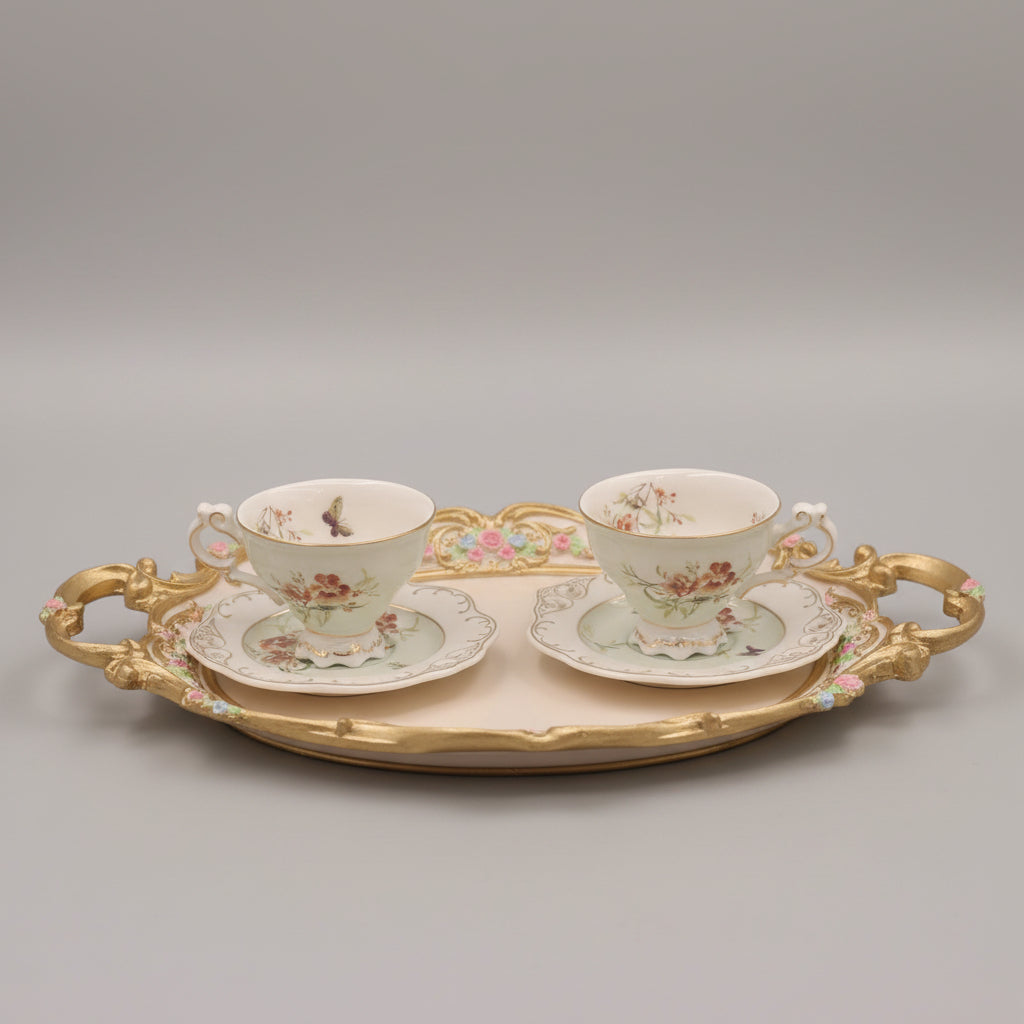 Set of 6 Coffee Cup with saucer