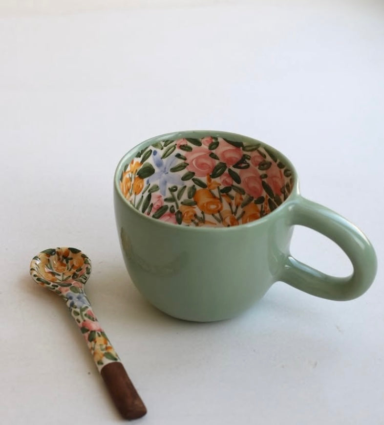 Hand Painted Ceramic Cup