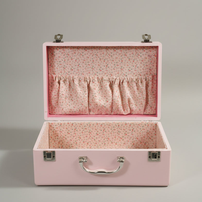 Khuzama Floral Wooden Box Beige