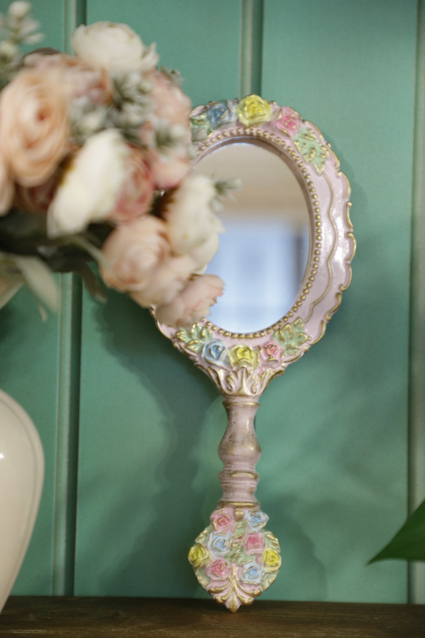 Hand painted mirror