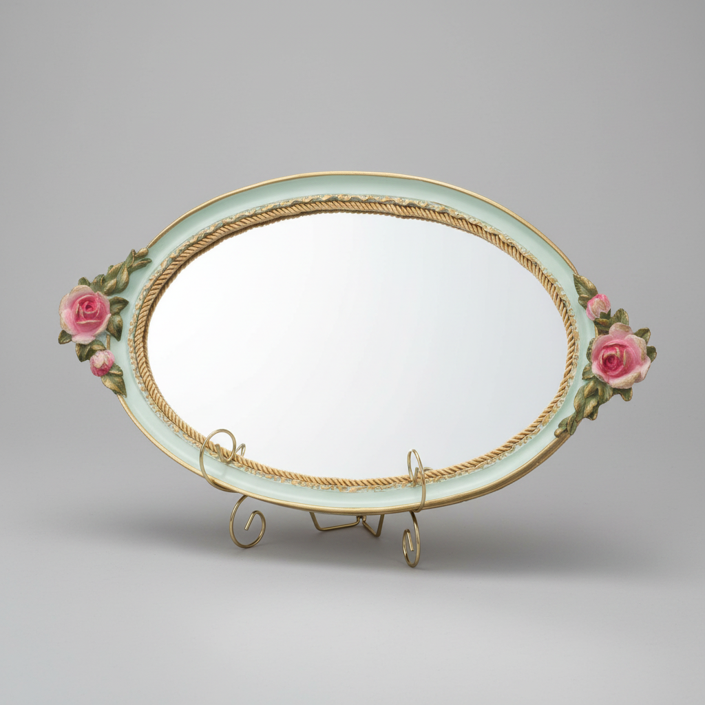 Hand painted tray oval shape