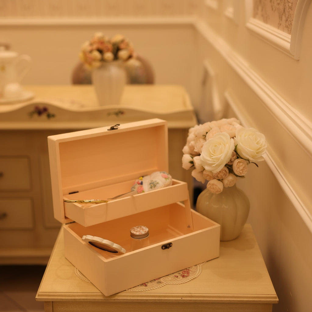 Hand Painted Wooden Box