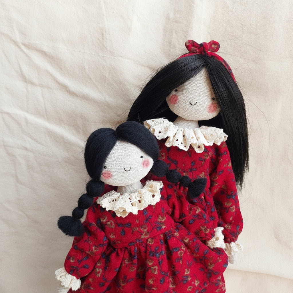 Mother & Daughter Doll Set