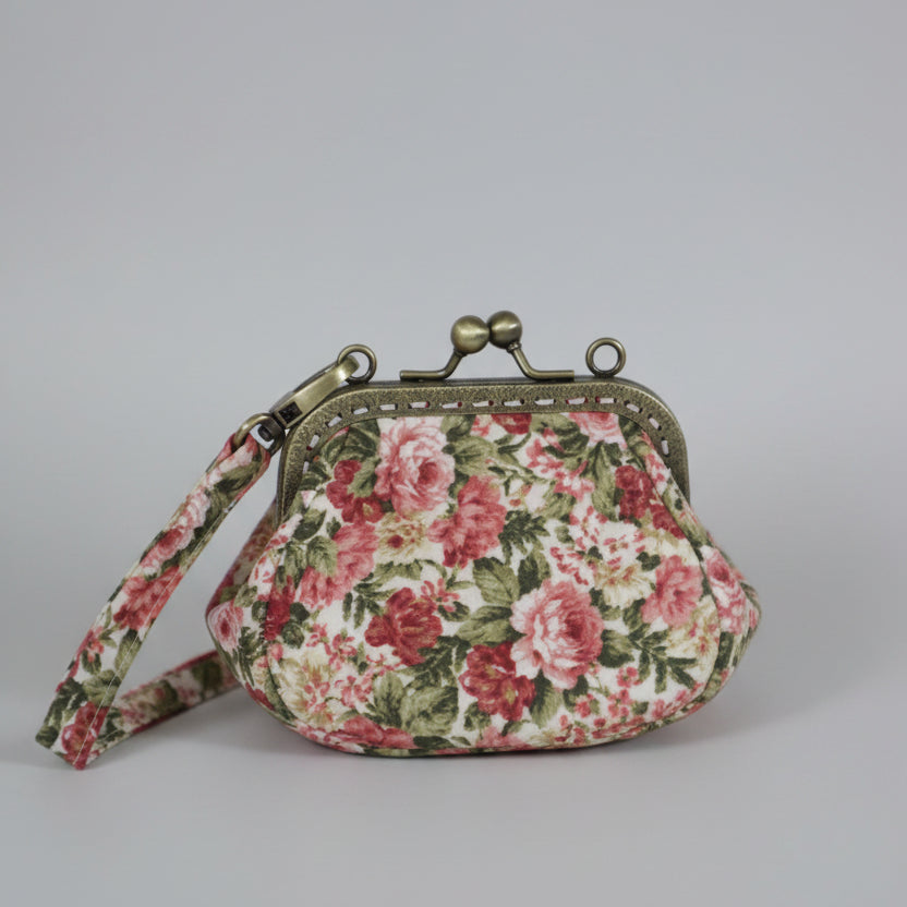 Handmade Floral Fabric Purse