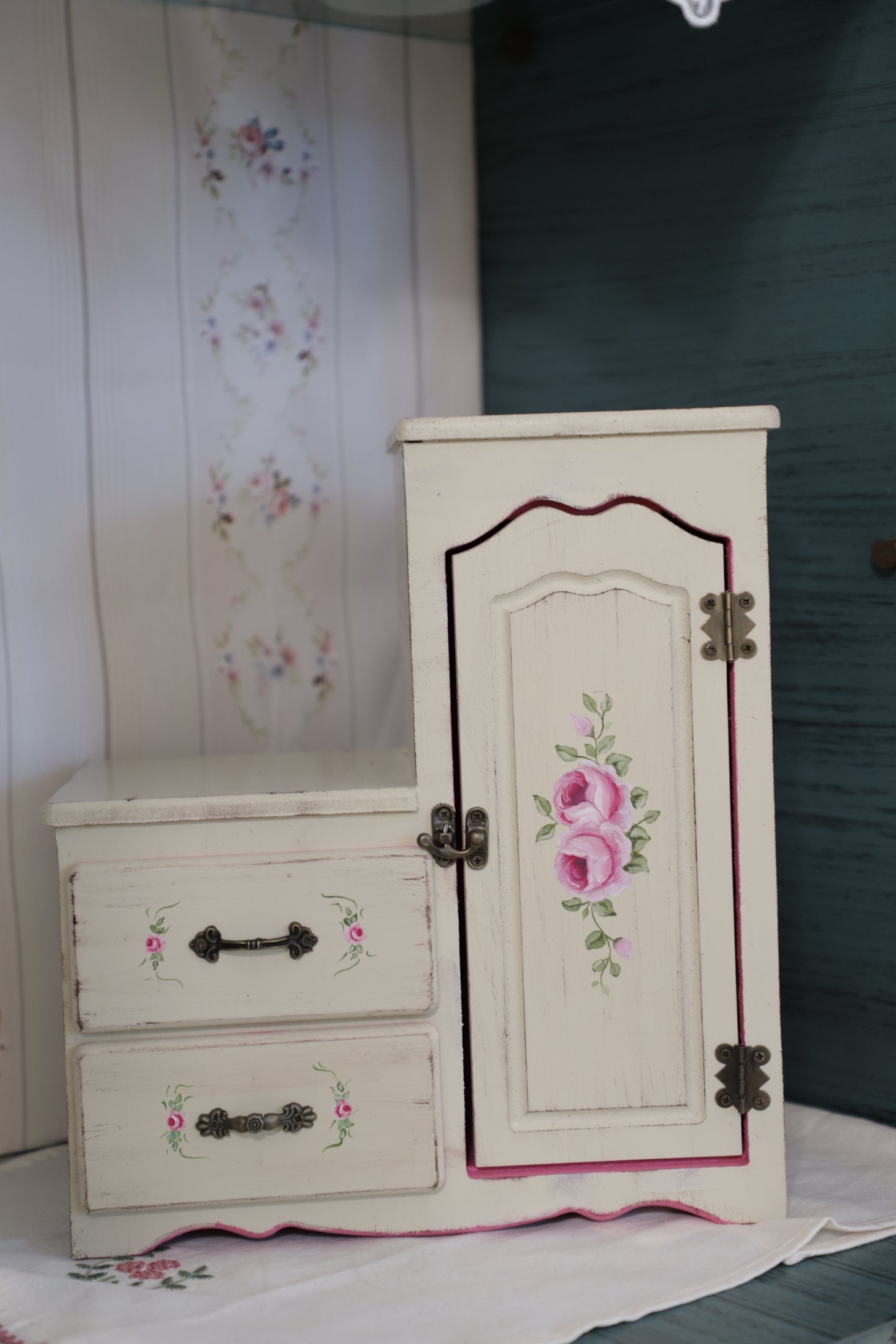 Hand Painted Wardrobe