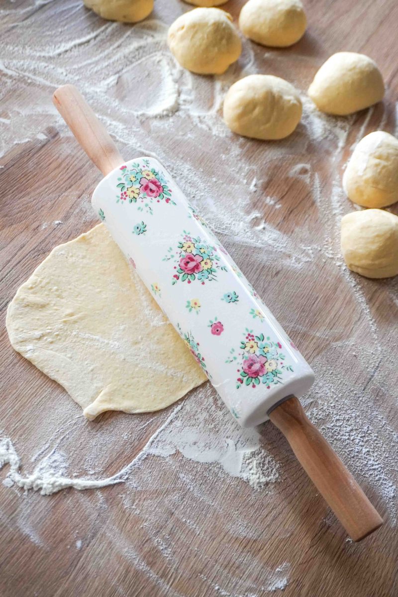 Porcelain rolling pin Abby 40 cm Isabelle Rose