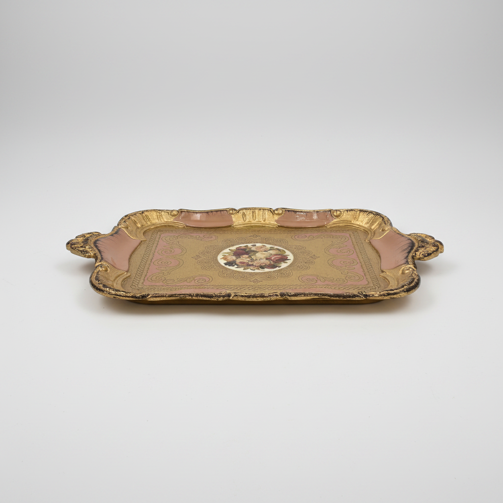 Wooden Tray Pink