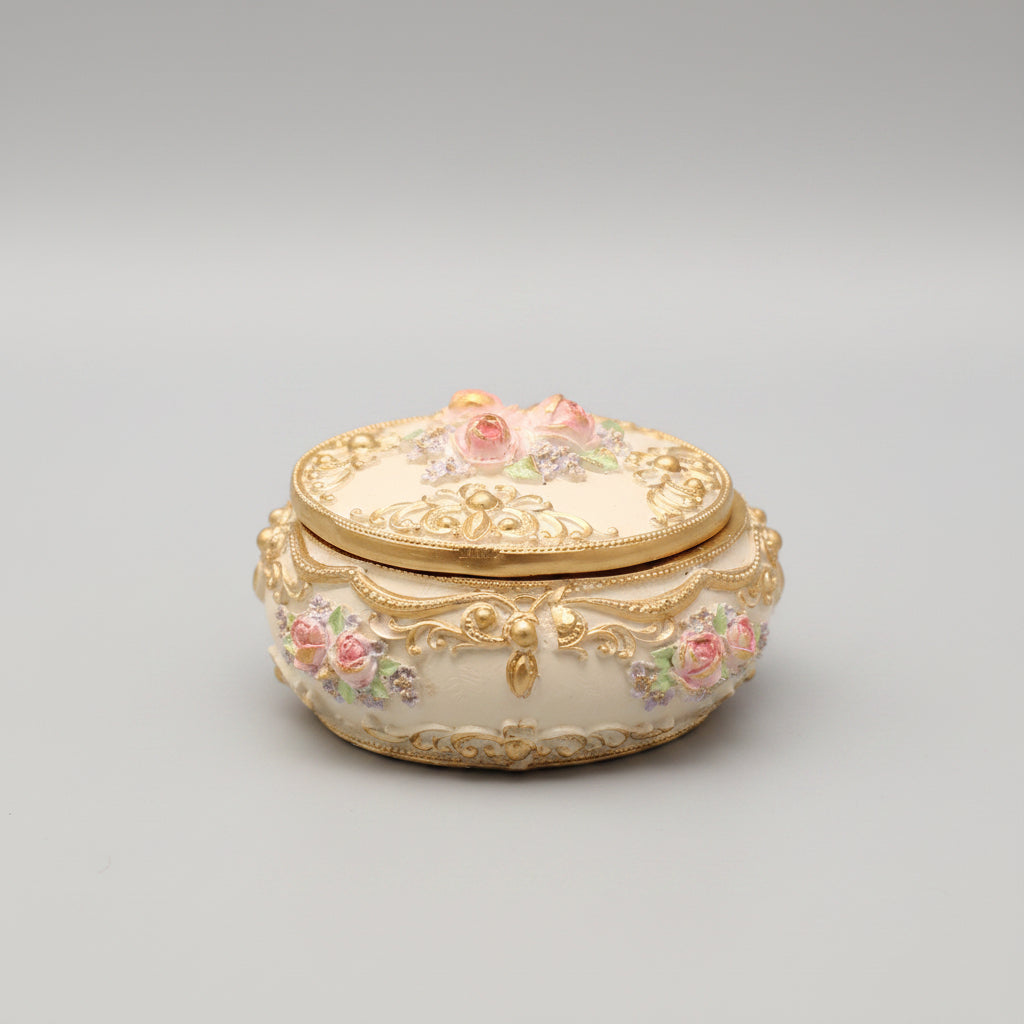 Hand painted vintage Box
