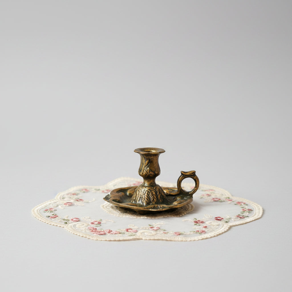 Hand painted candlestick