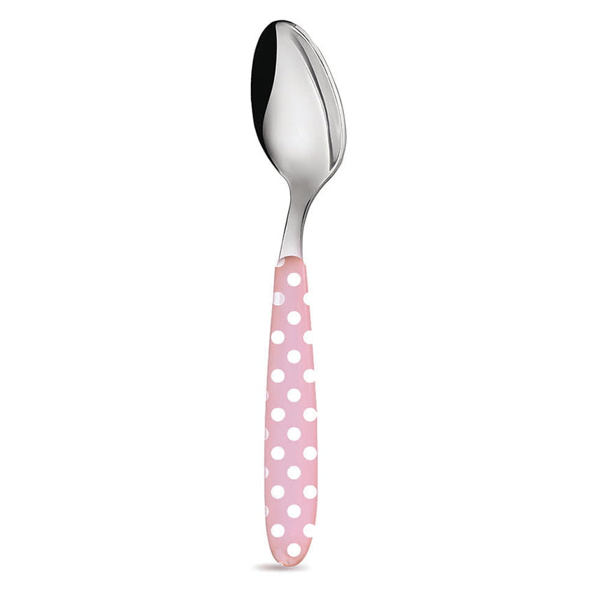 Small spoon pastel pink with dots 14 cm Isabelle Rose