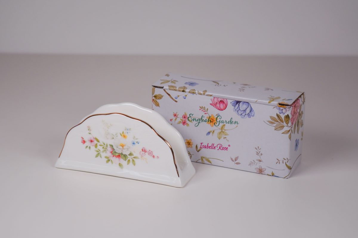Napkin holder English garden Isabelle Rose