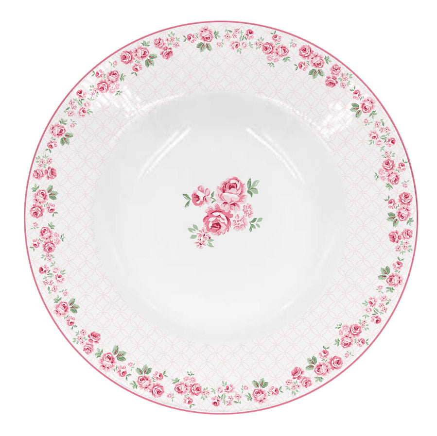 Porcelain soup plate Lucy 22 cm Isabelle Rose