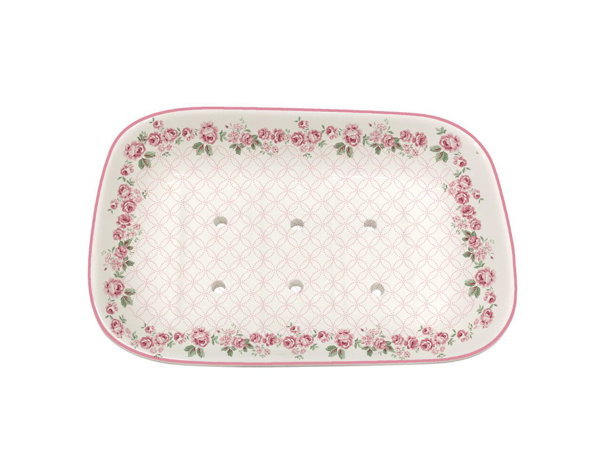 Porcelain soap holder Lucy Isabelle Rose
