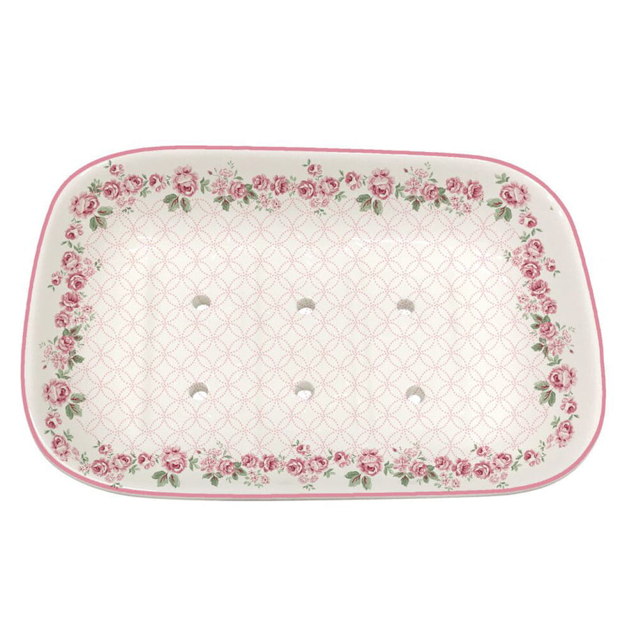 Porcelain soap holder Lucy Isabelle Rose