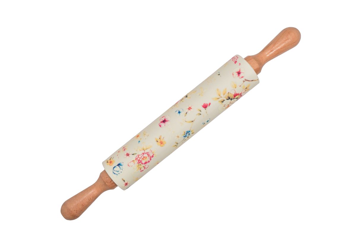 Silicone rolling pin English Garden 43 cm Isabelle Rose