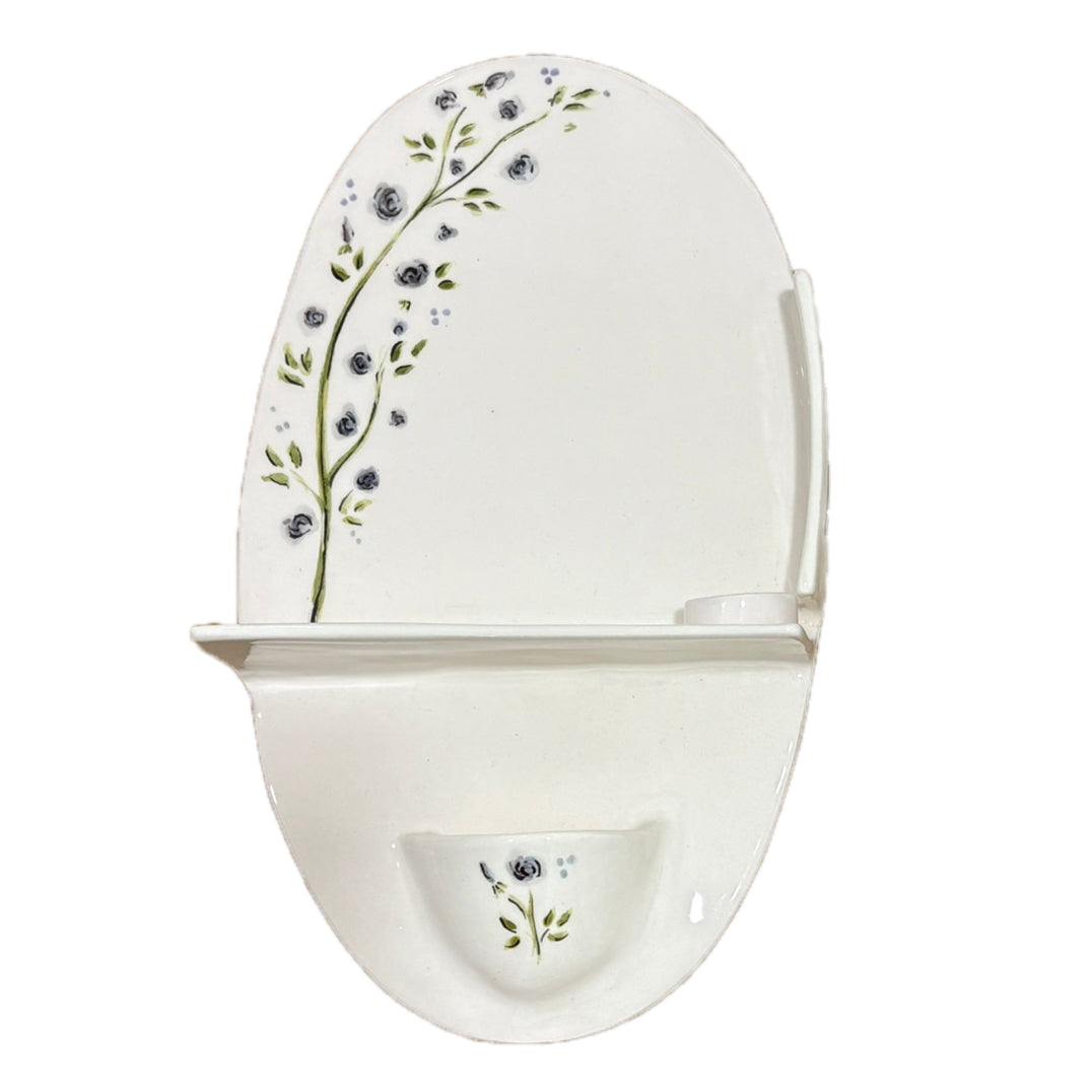 wall ceramic candle holder