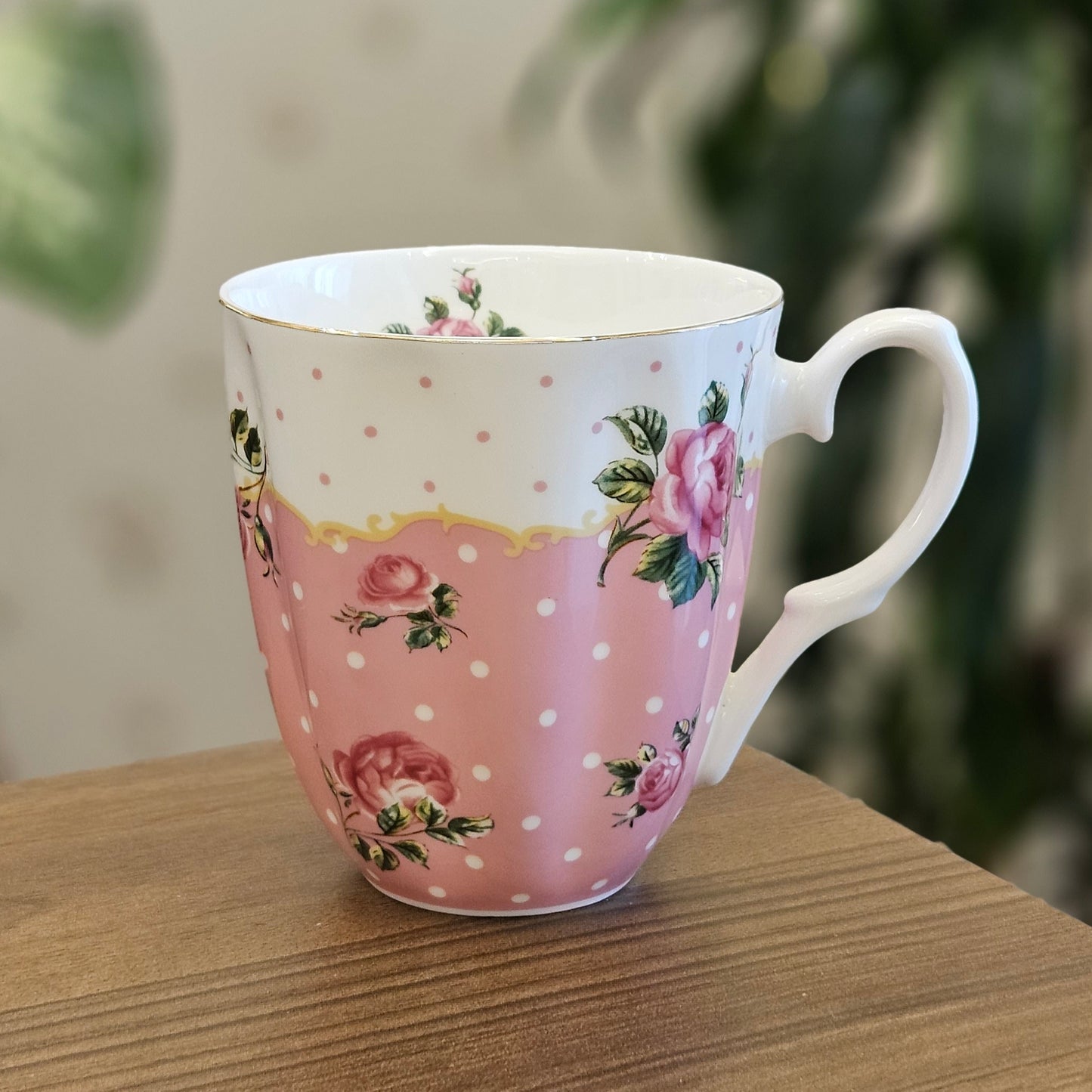 Mug | polka pink