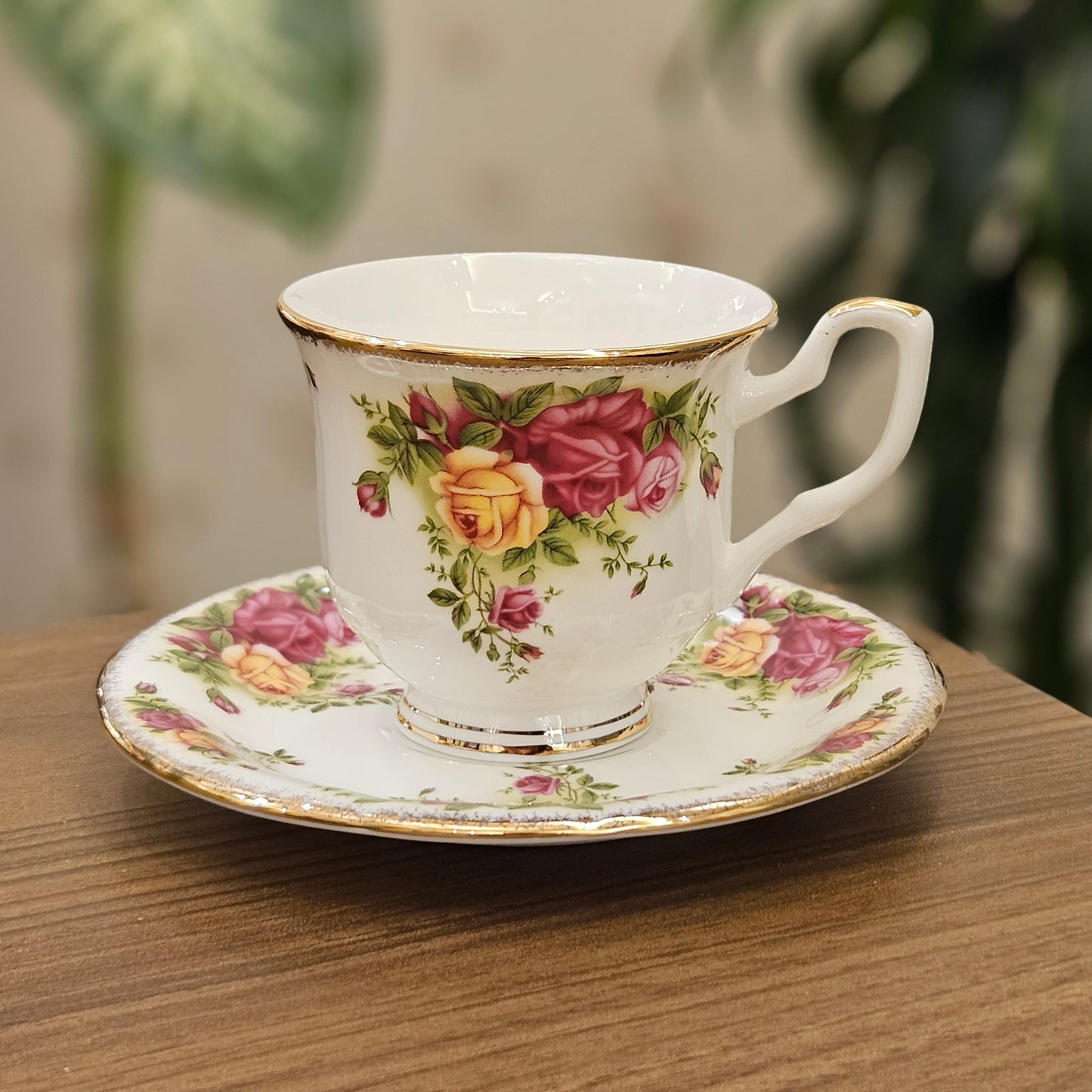 Cup with saucer | old rose