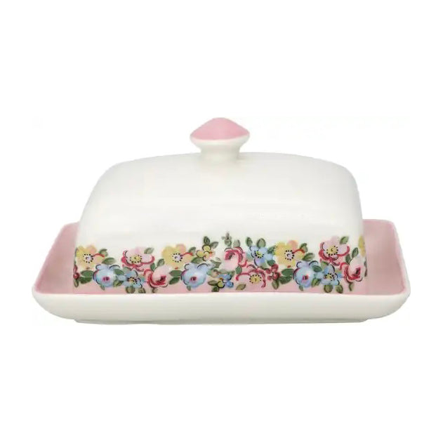 GreenGate  butter plate Madison White