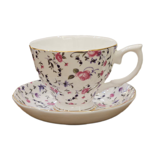 Cup with saucer | charming rose