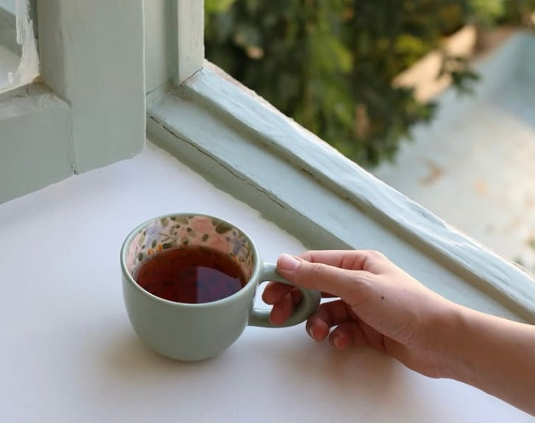 Hand Painted Ceramic Cup