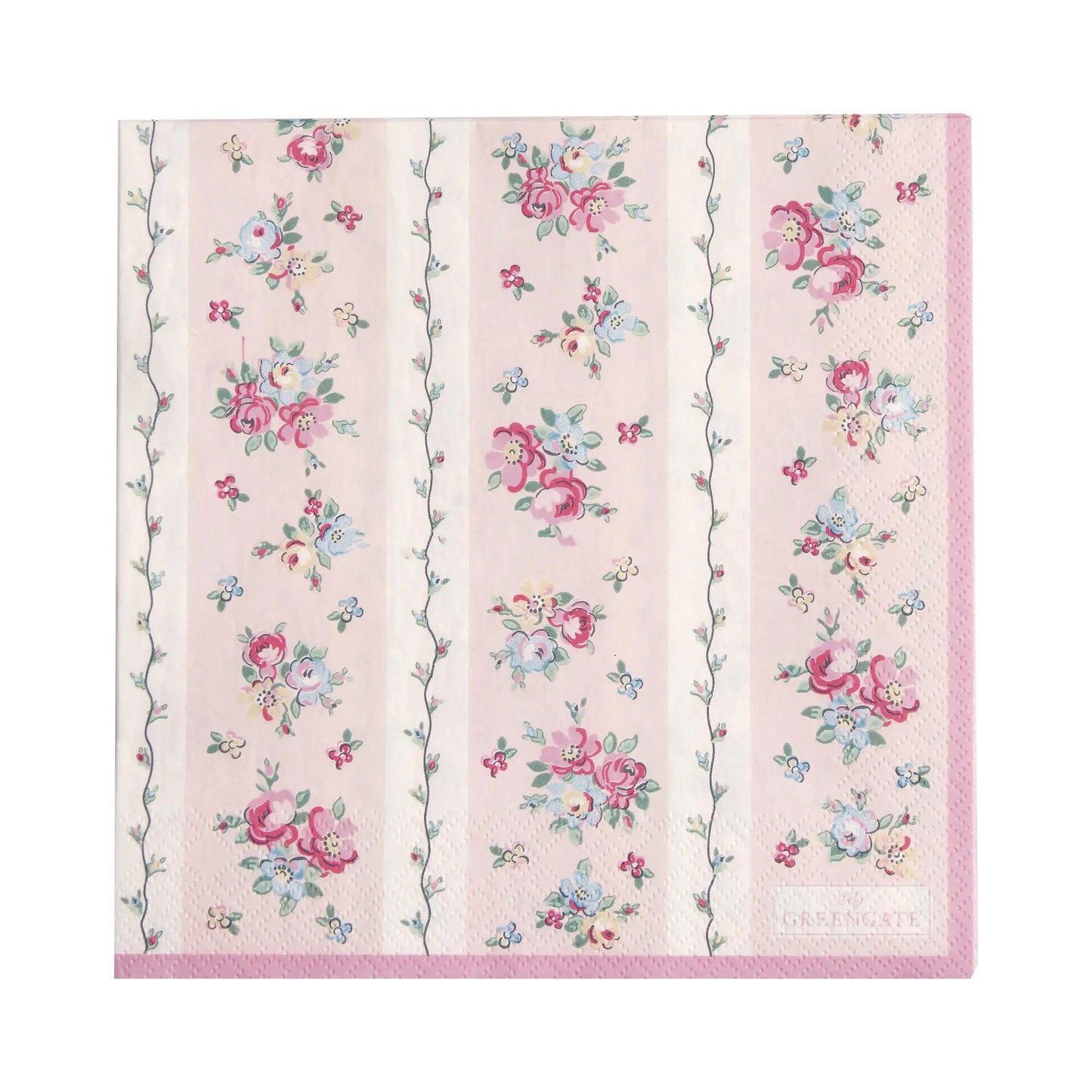 GreenGate Paper Napkins Ava White Large 20 pcs
