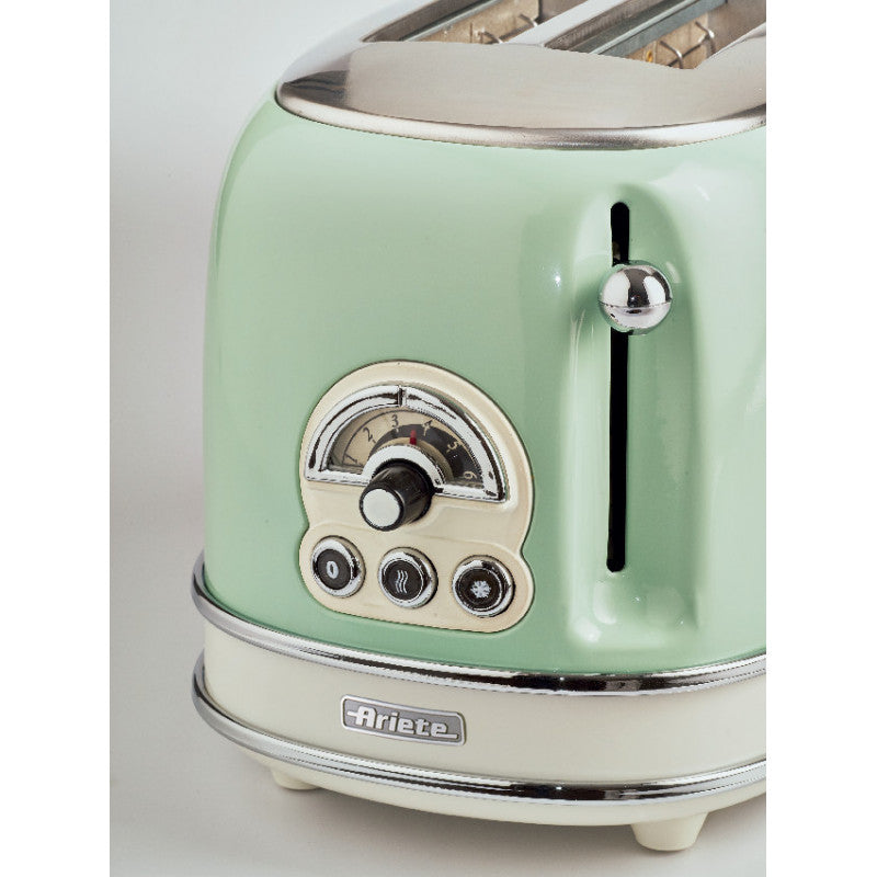 TOASTER VINTAGE 2 SLICES GREEN WITHOUT PLIERS