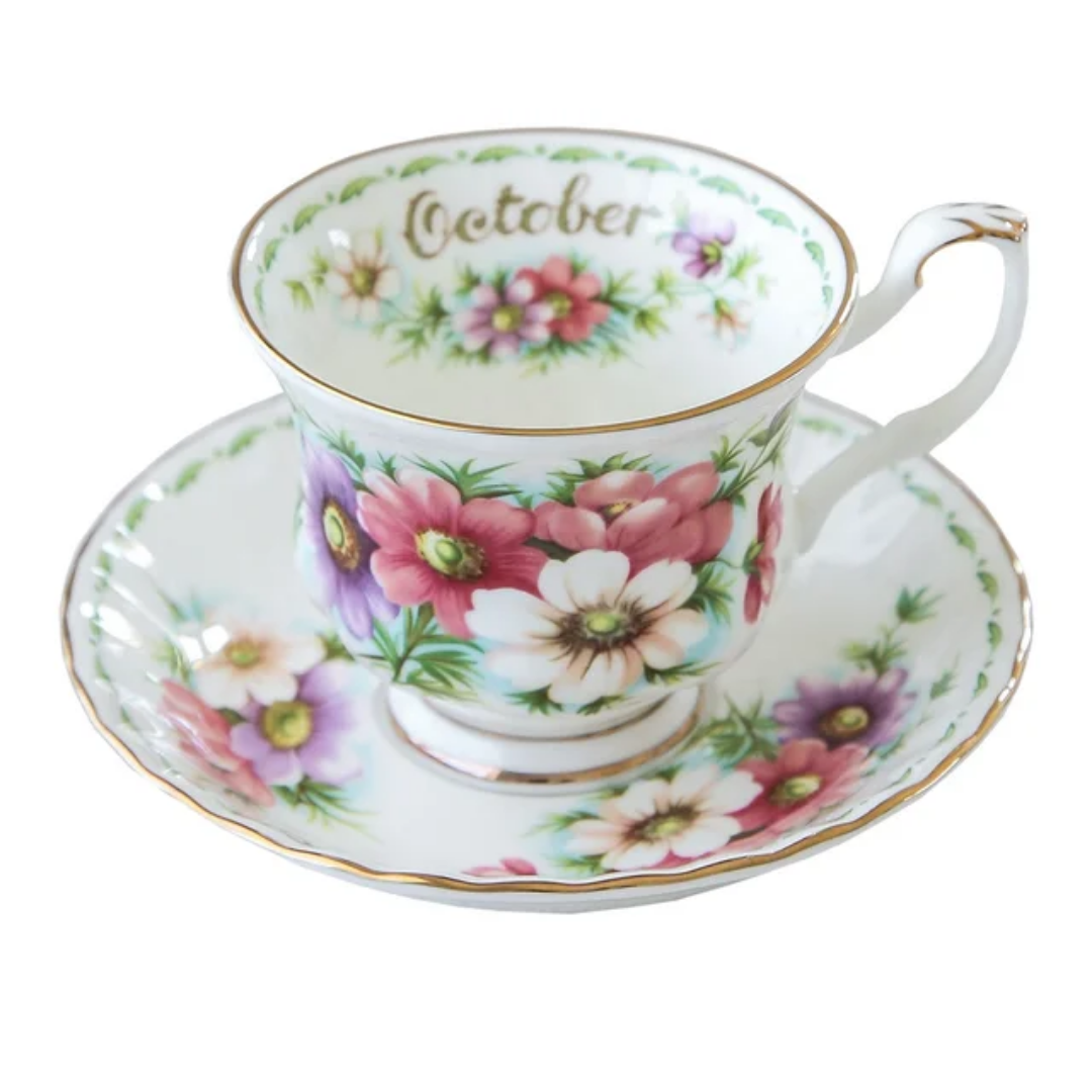 Cup with saucer | months of the year