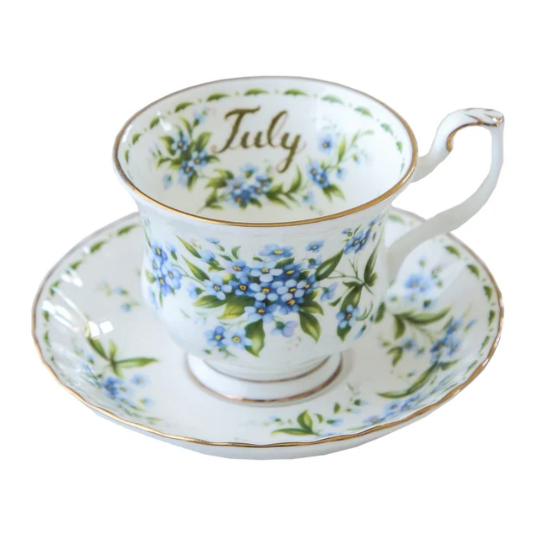 Cup with saucer | months of the year