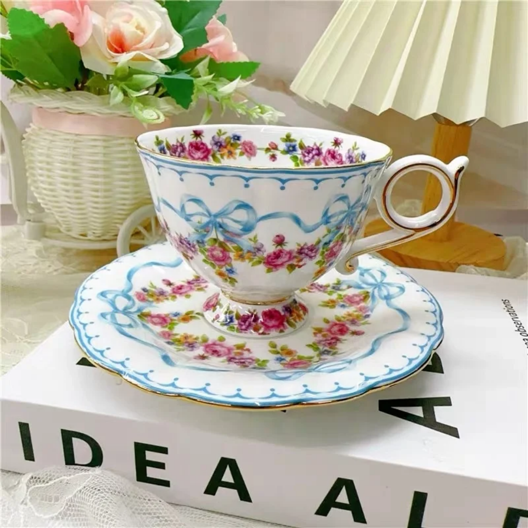 Cup with saucer