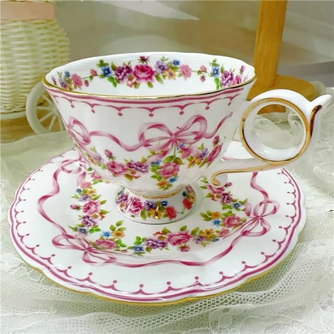 Cup with saucer