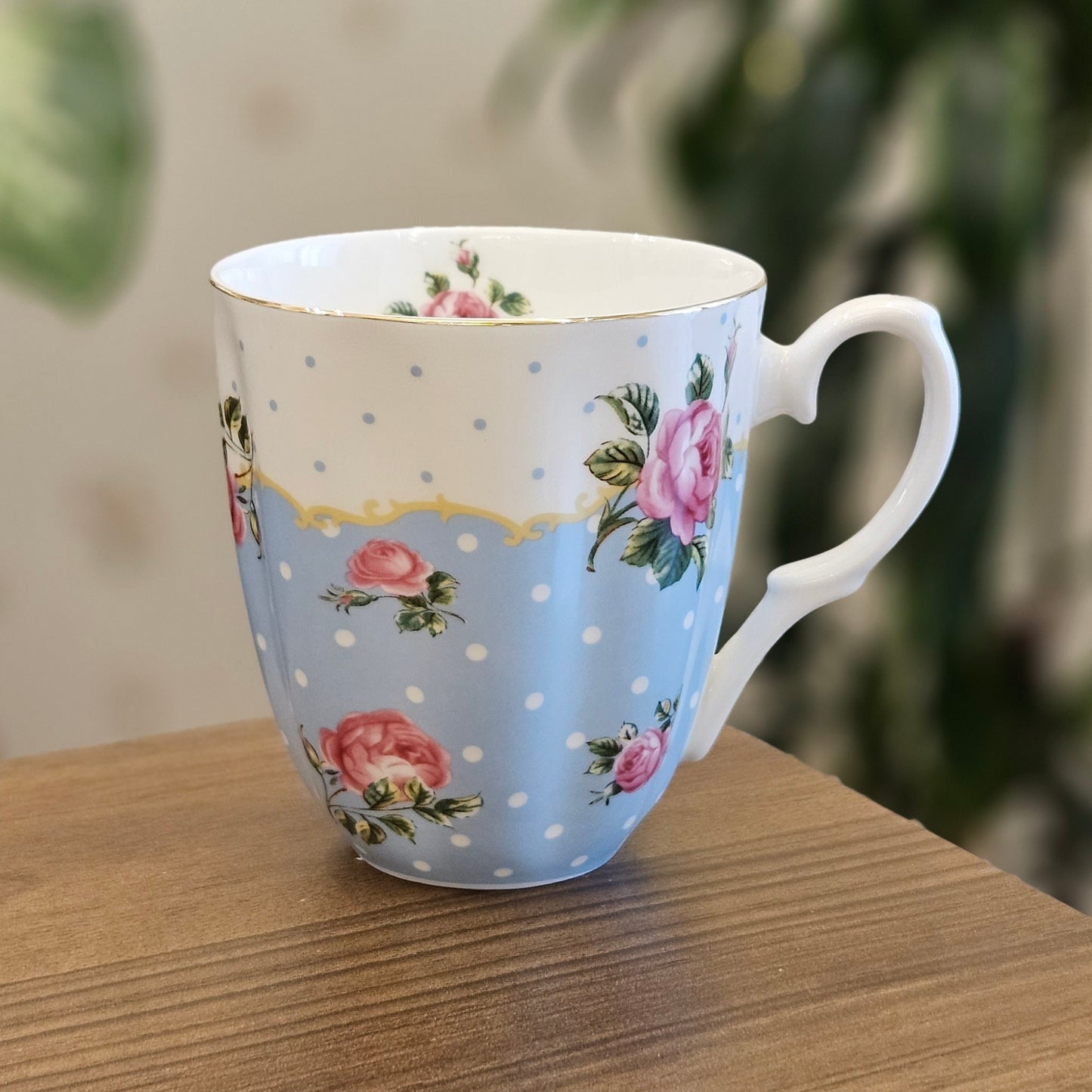 Mug | polka blue