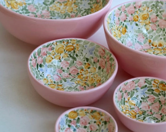 Hand Painted Ceramic Bowl