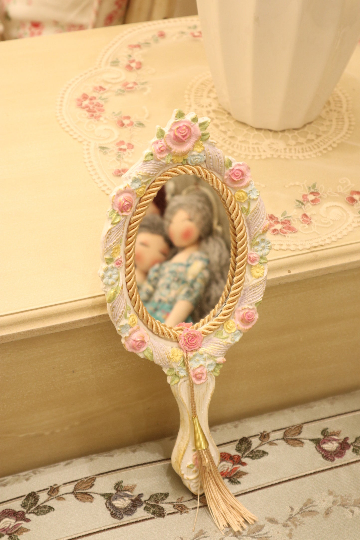 Hand painted mirror