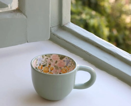 Hand Painted Ceramic Cup