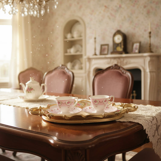 Set of 6 Coffee Cup with saucer