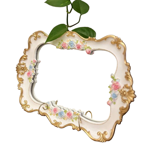 resin tray with mirror 28*40 cm