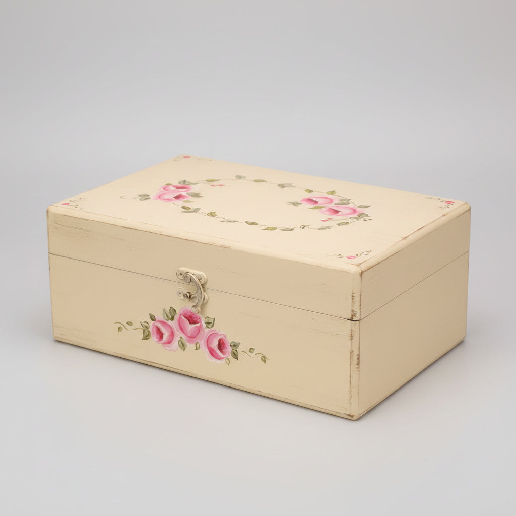 Wooden Sewing Box