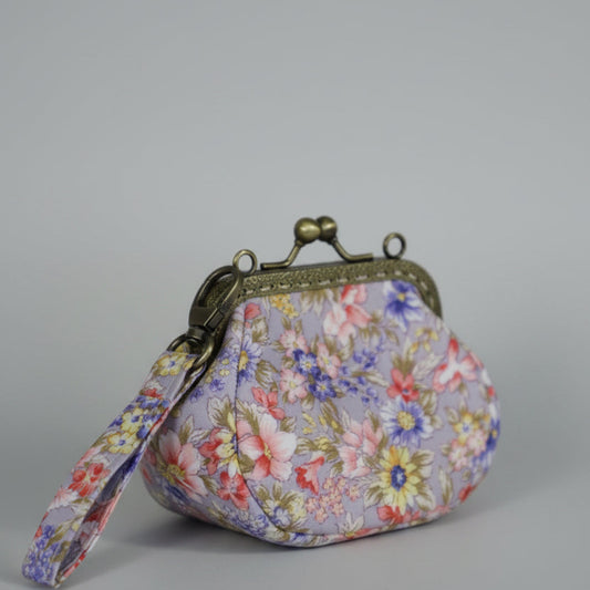 Handmade Floral Fabric Purse