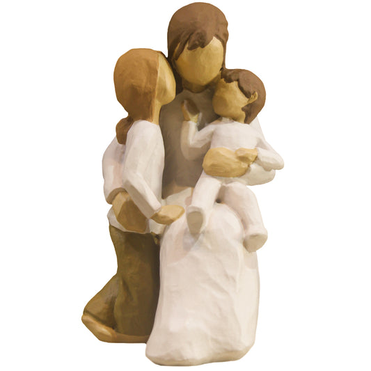 Mother with 2 children