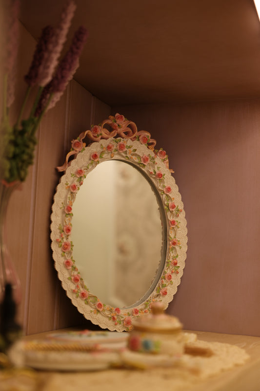 Wall Floral Mirror
