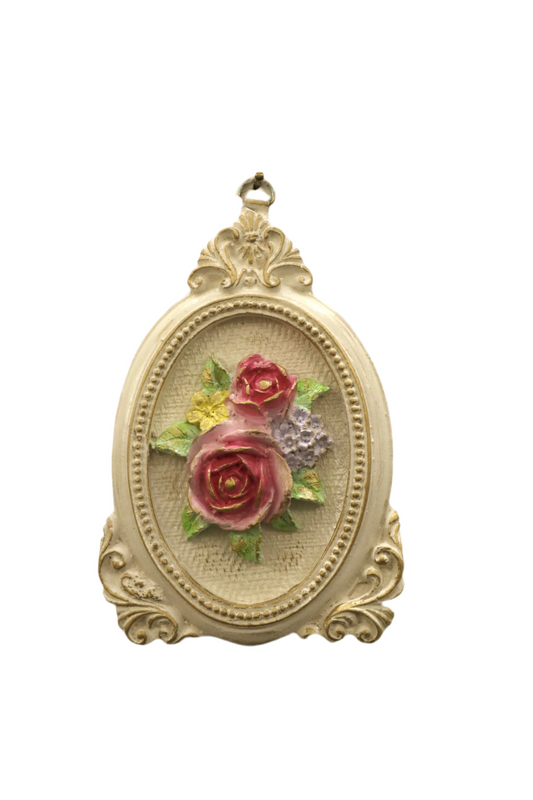 Mini Hand painted board 15 cm White