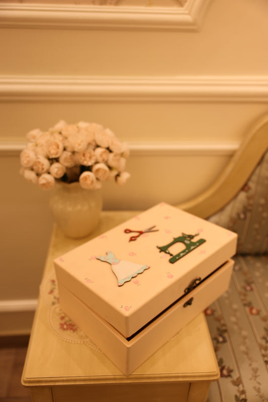 Hand Painted Wooden Box