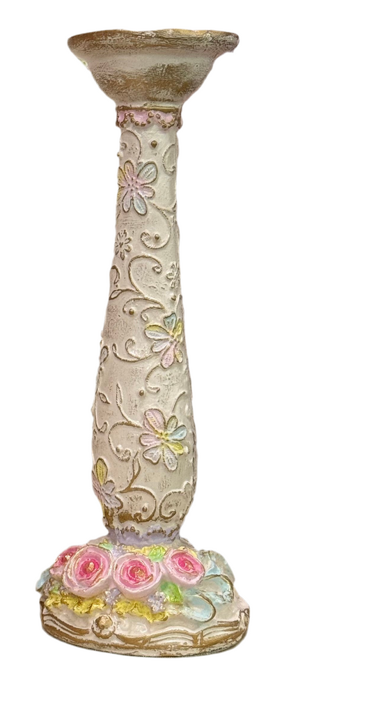 resin candle holder 18 cm