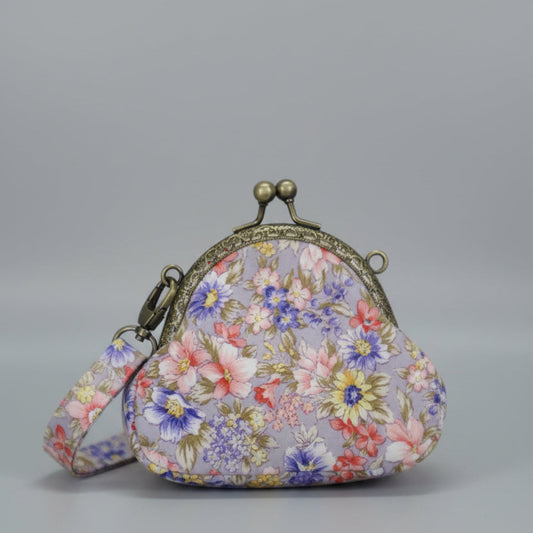 Handmade Floral Fabric Purse