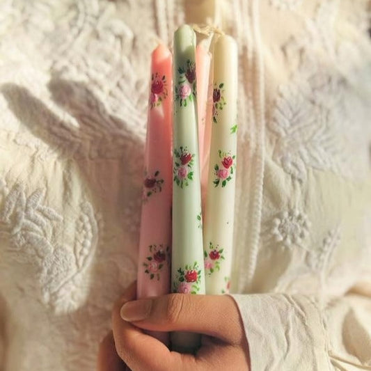Floral Candle